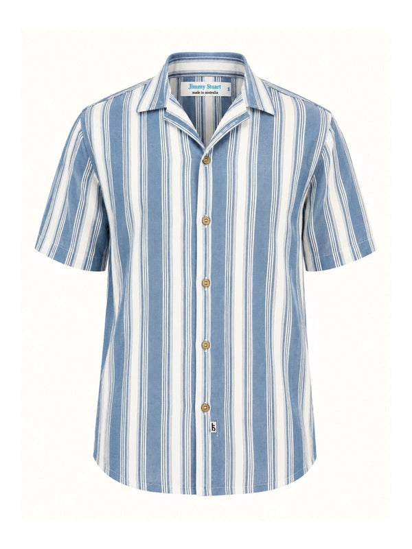Alan Stripe Rayon S/S Shirt