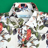 Amazon Floral Cotton L/S Big Mens Shirt – Brown
