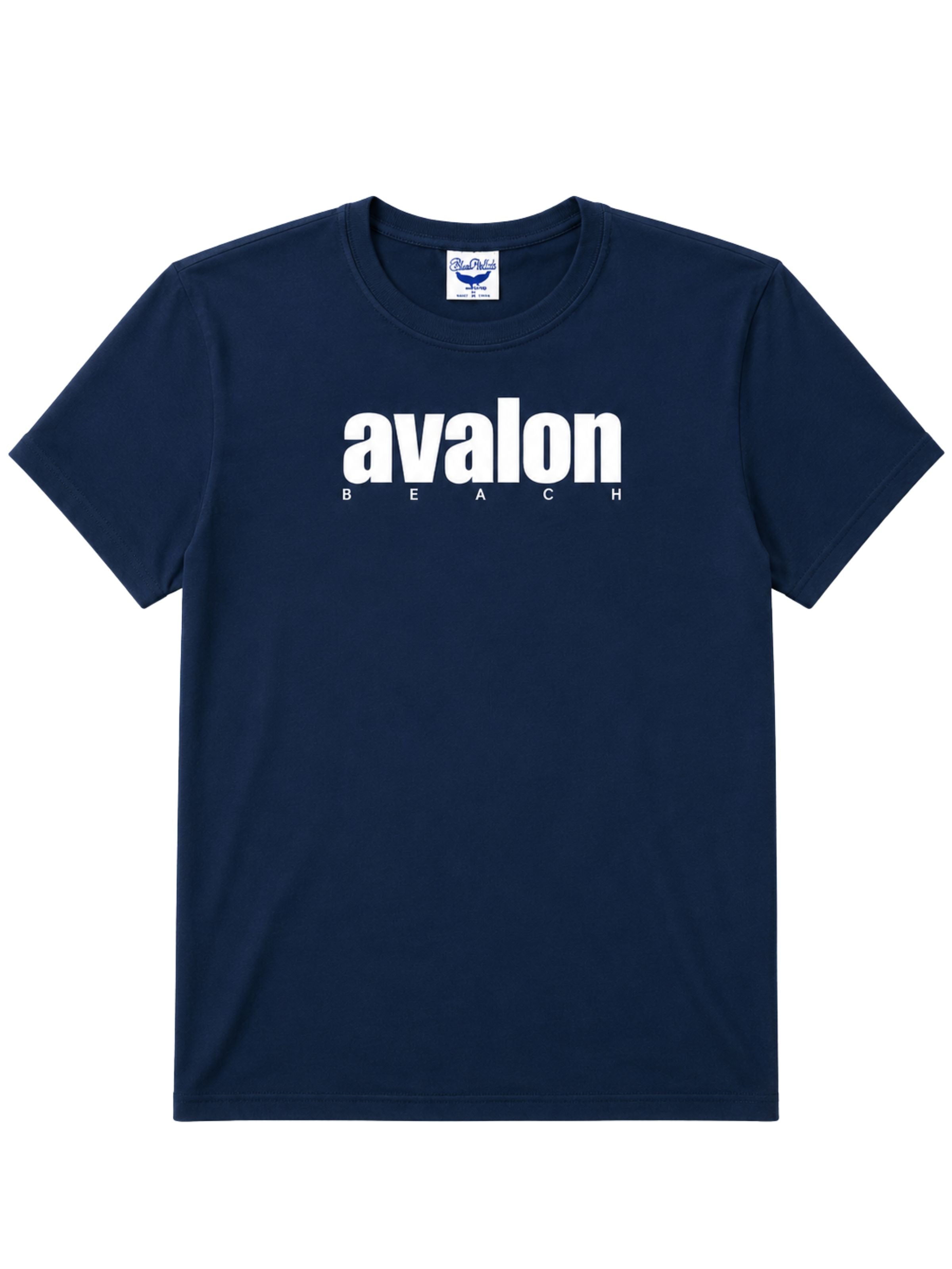 Avalon Navy Printed T-Shirt