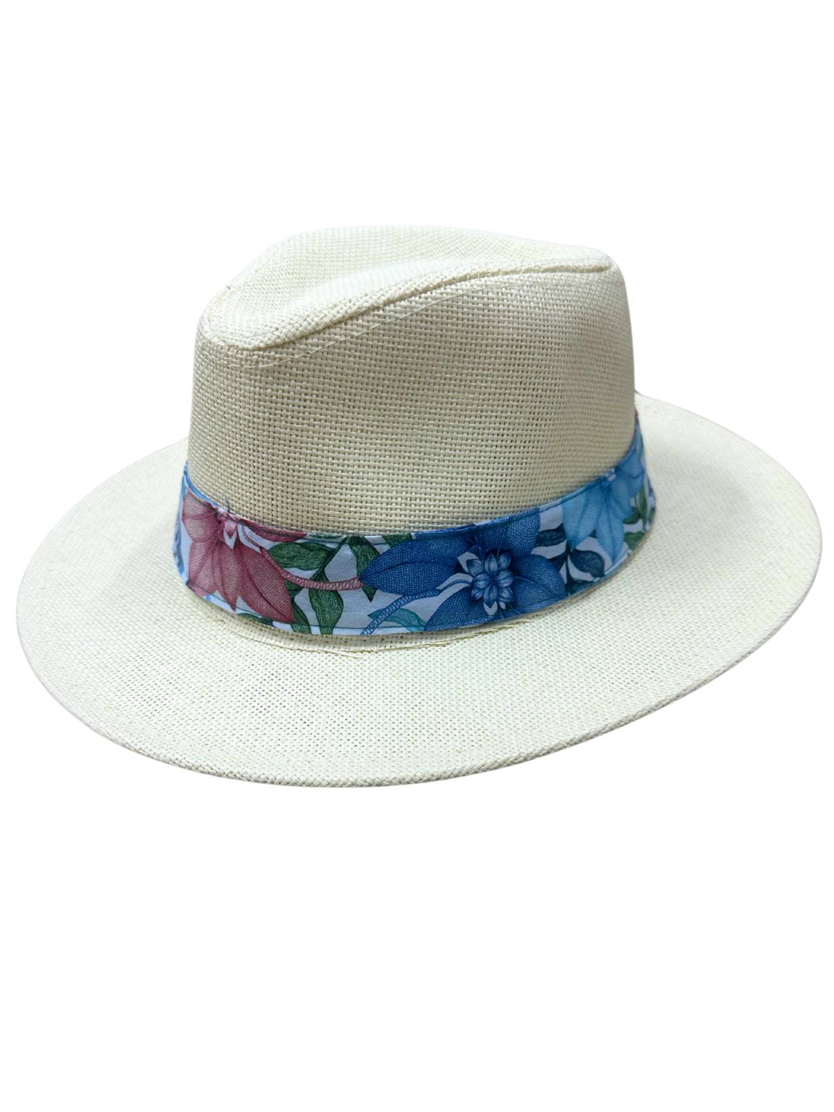 Azure Coral Panama Hat