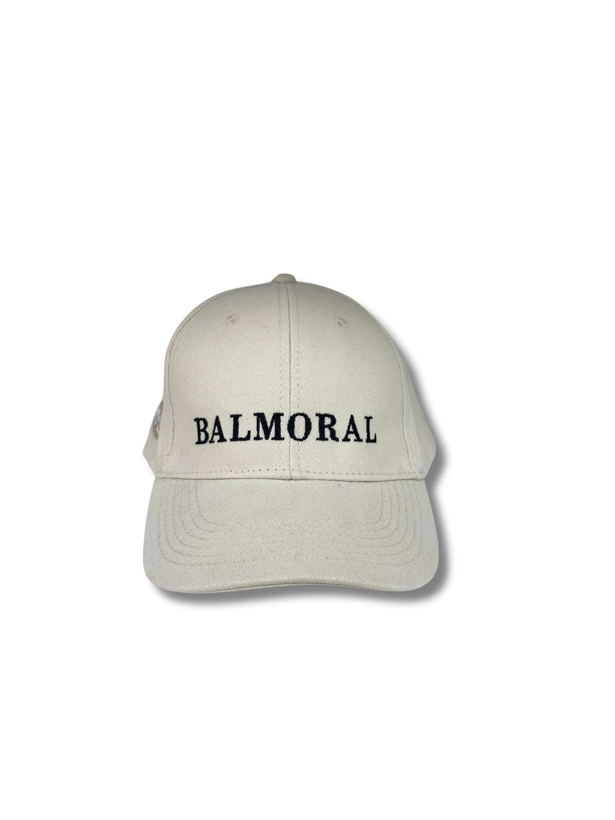 Balmoral Unisex Cotton Cap - Cream