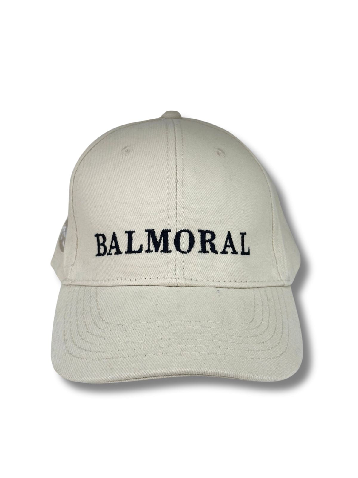 Balmoral Unisex Cotton Cap - Cream