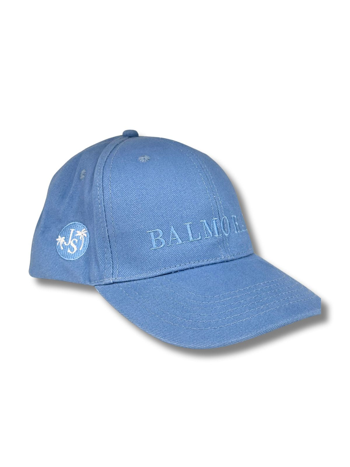 Balmoral Unisex Cotton Cap - Steel Blue