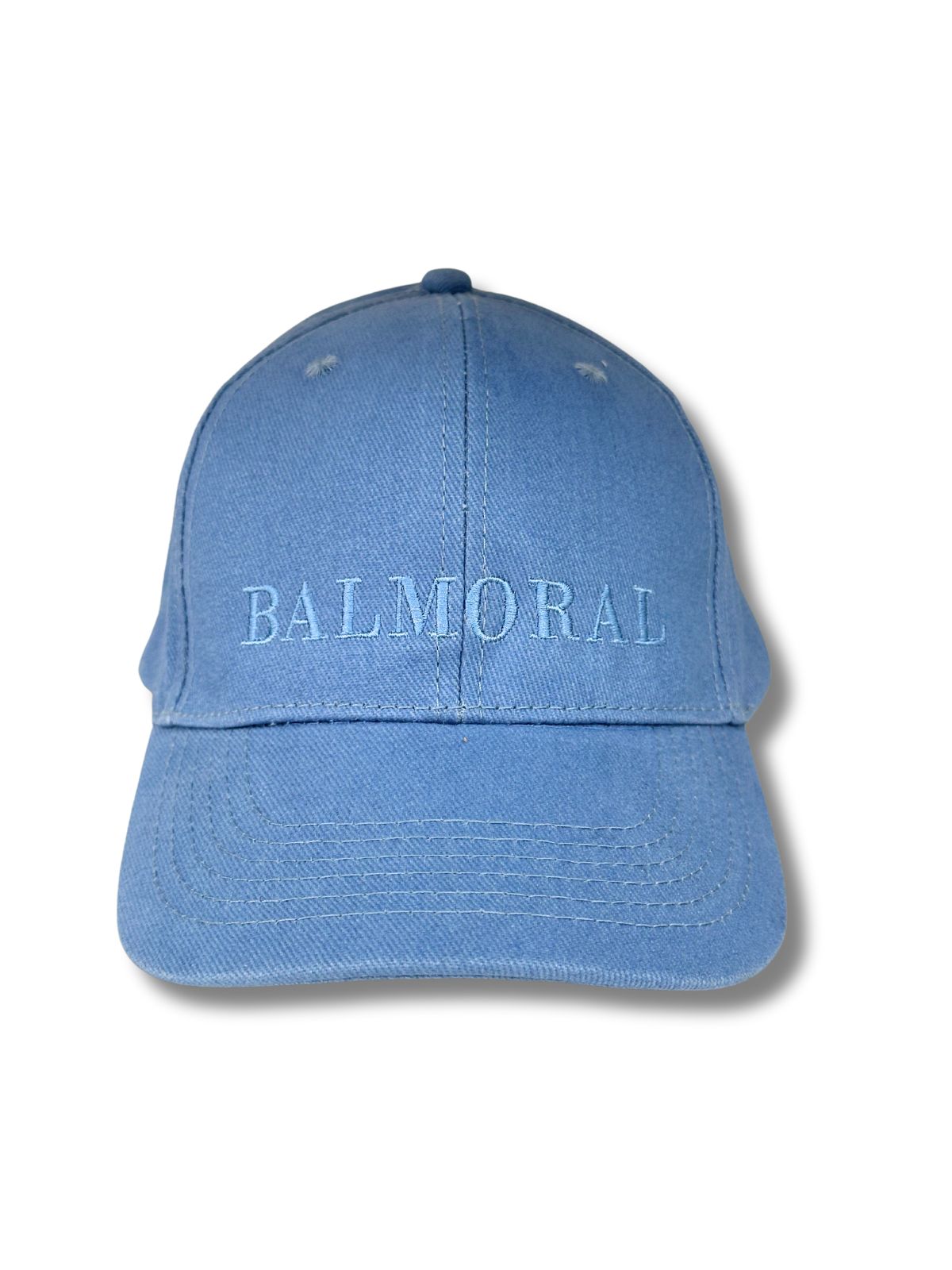 Balmoral Unisex Cotton Cap - Steel Blue