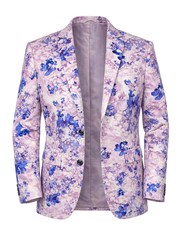 Banks Abstract Cotton Jacket - Purple