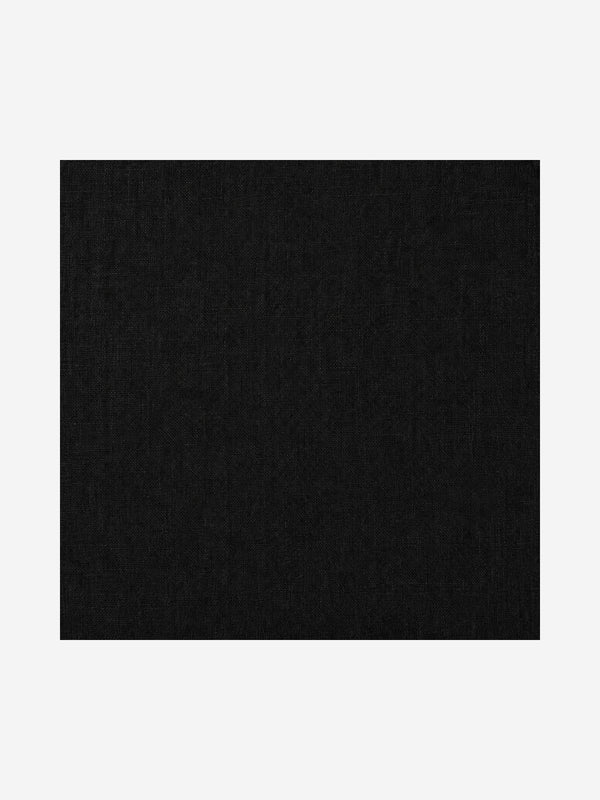 Black Pocket Square - Linen