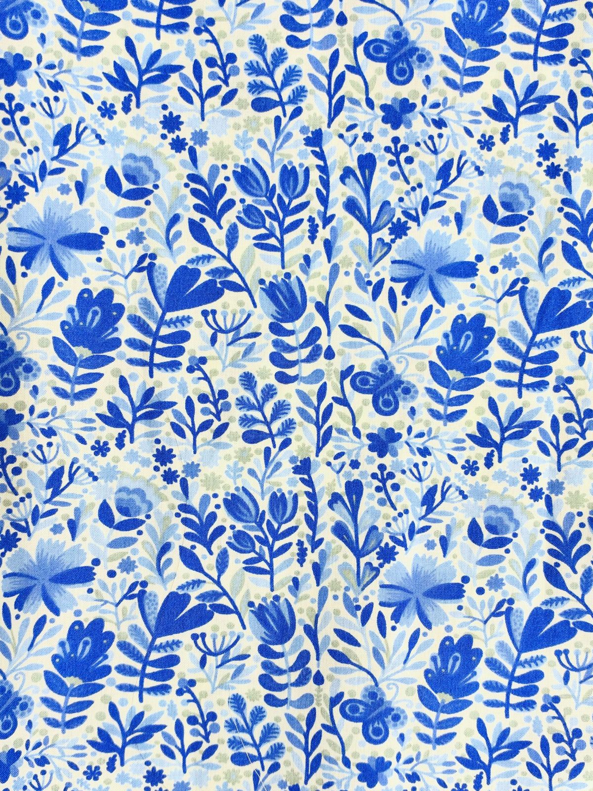 Blue Flower Floral Boxer Short - Blue