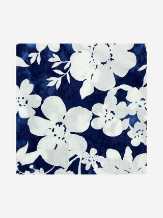 Blue Hawaii Pocket Square - Cotton
