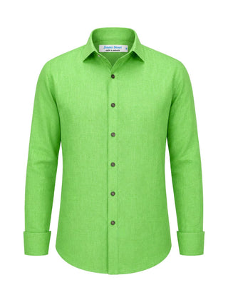 Byron Bay Apple Linen L/S Shirt