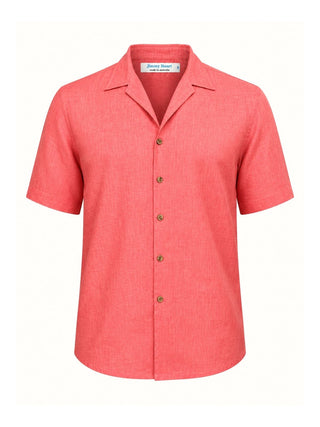 Byron Bay Watermelon Linen S/S Shirt