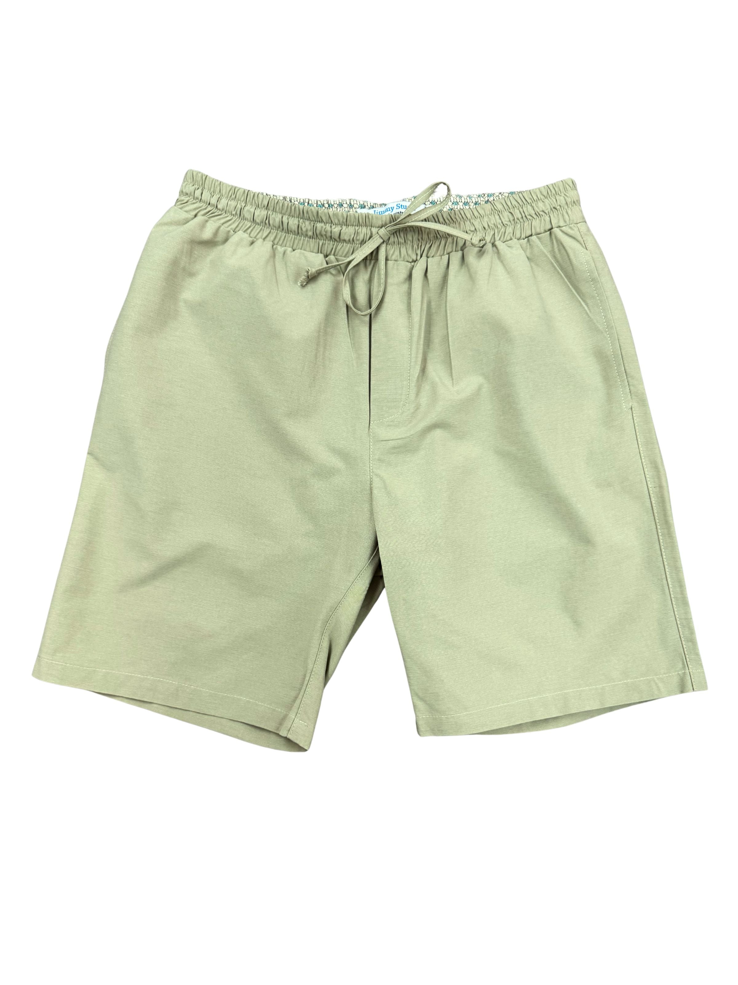 Cancun Cotton/Tencel Short - Olive