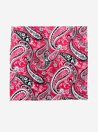 Catfish Cotton Pocket Square - Red