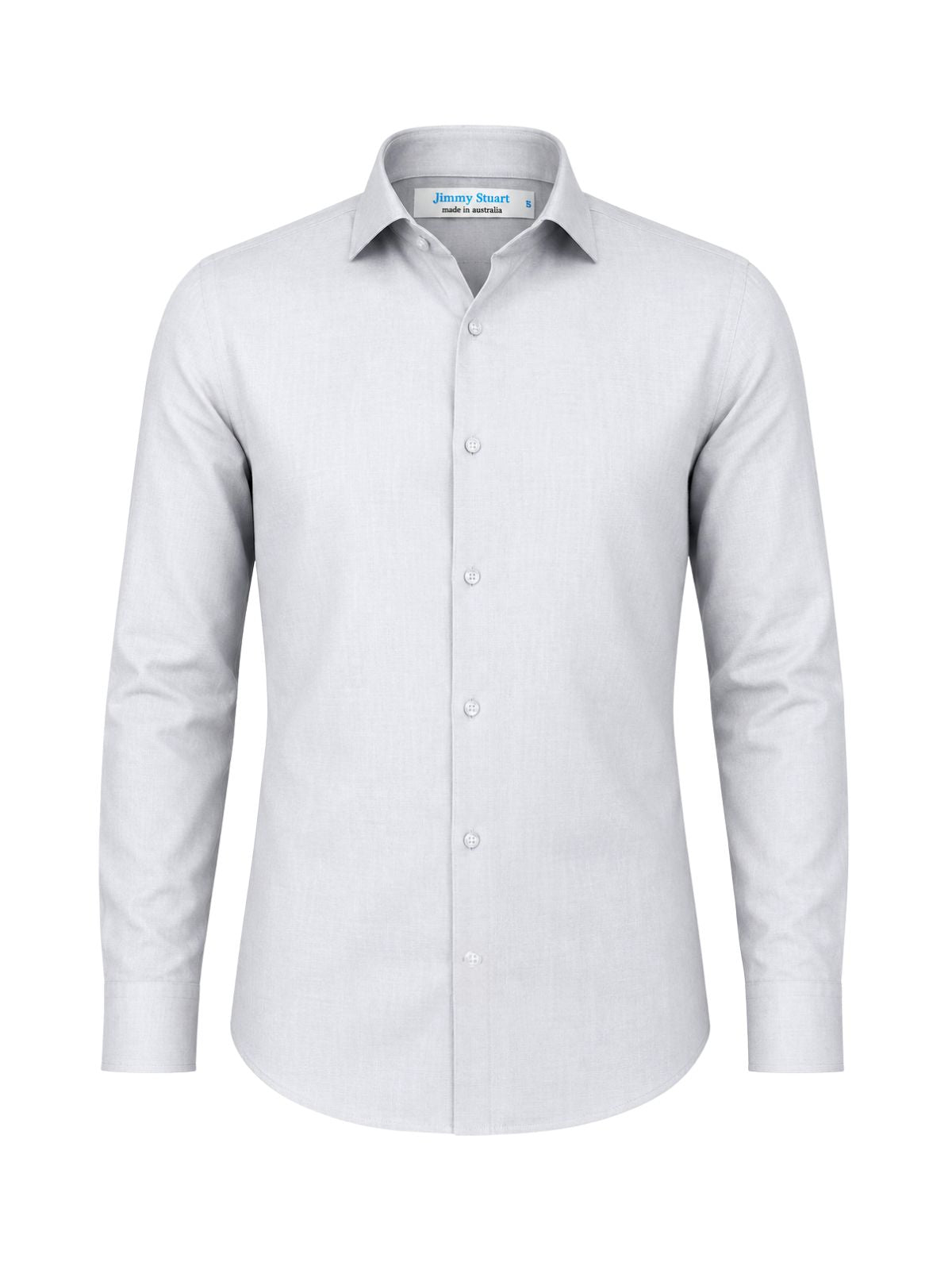 Byron Bay Cement Linen L/S Shirt - Grey