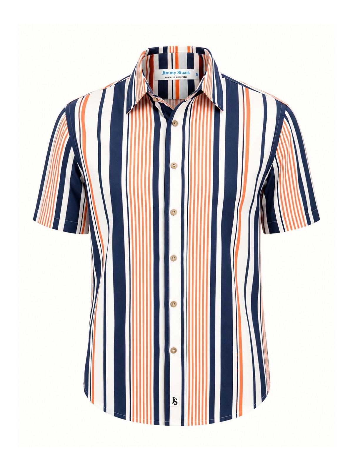 Charlie Stripe Rayon S/S Big Mens Shirt