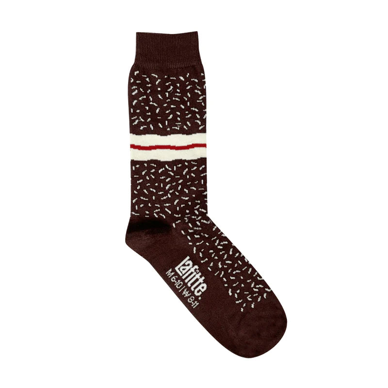 Chocolate Lamington Unisex Socks