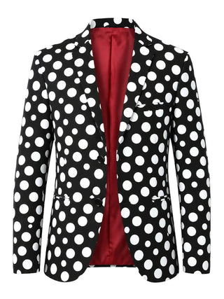 Clooney Polka Dot Cotton Jacket - Black/White