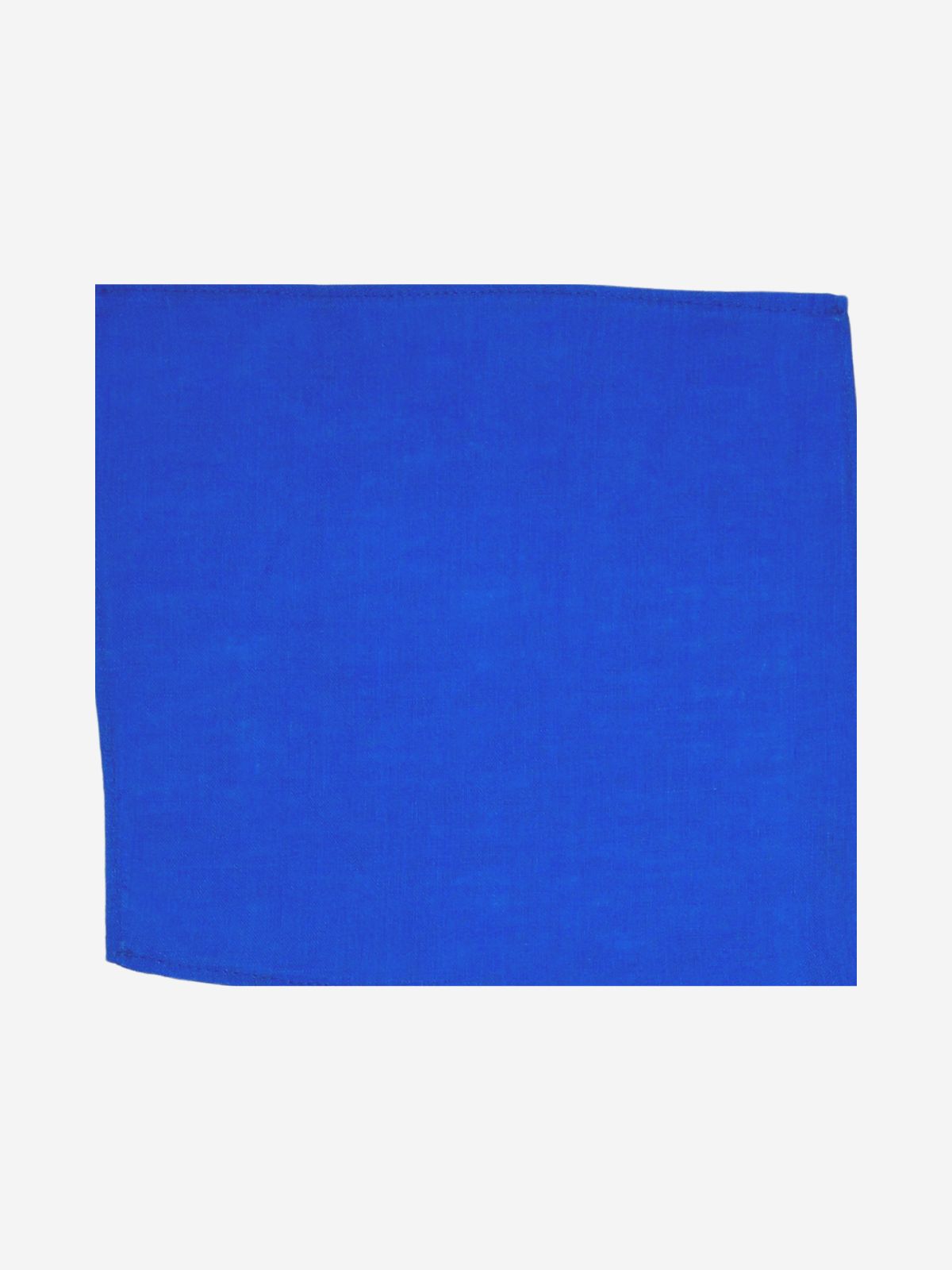 Cornflower Blue Linen Pocket Square