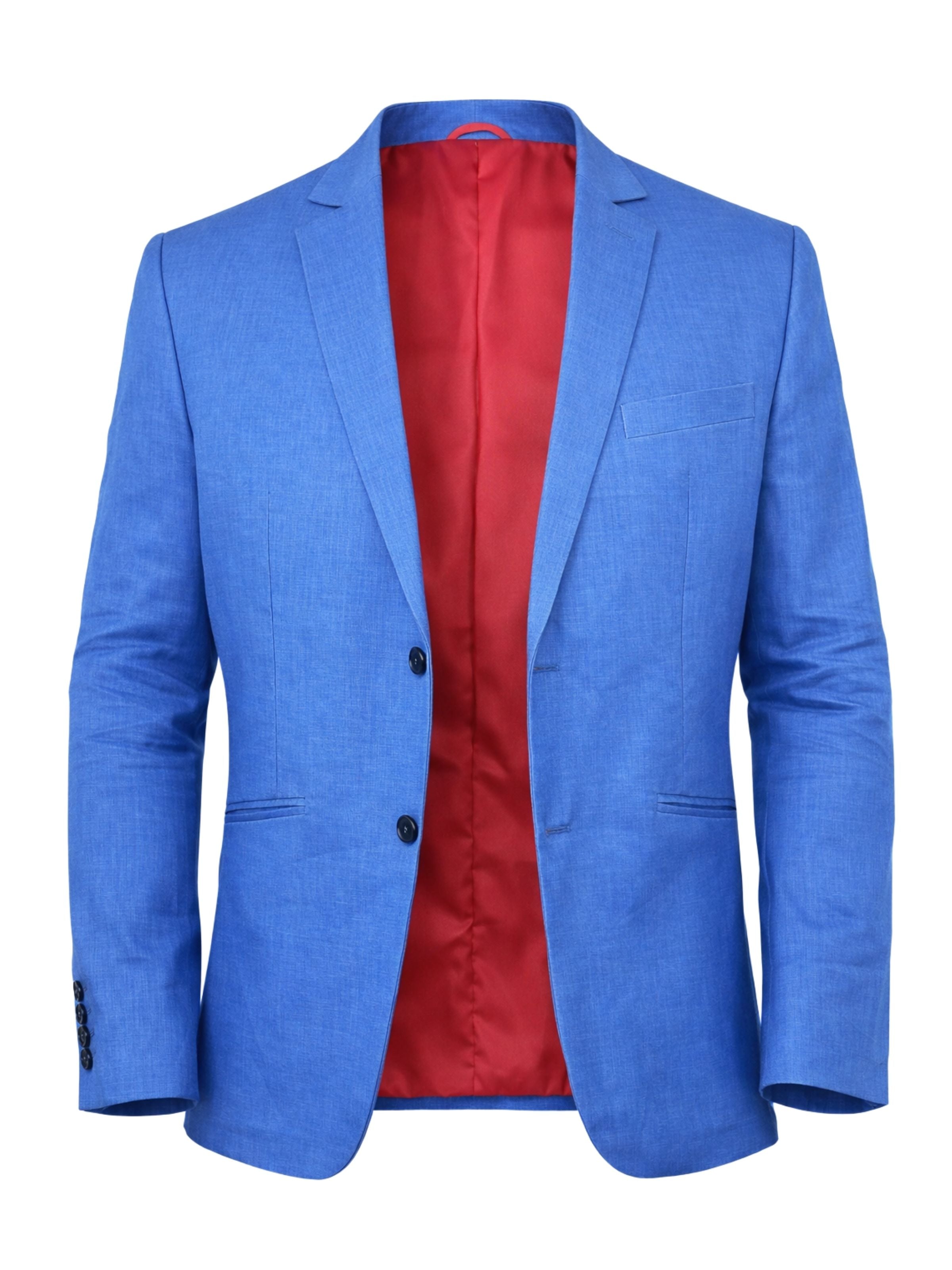 Cornflower Linen Jacket