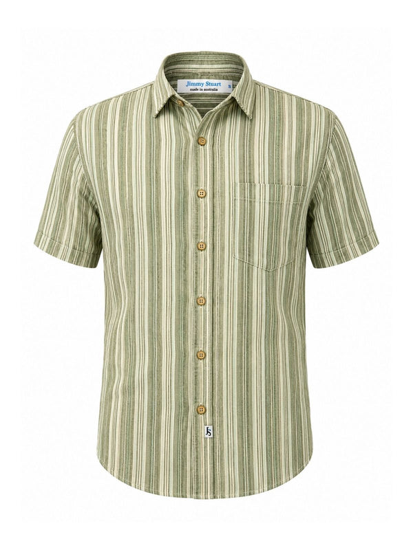 Crete Stripe Linen S/S Shirt