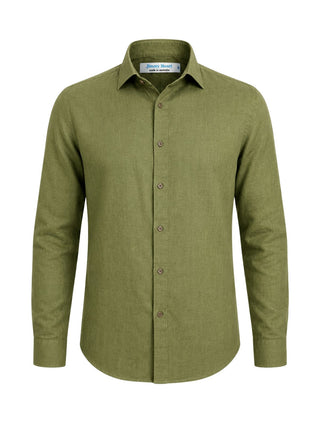 Byron Bay Crocodile Linen L/S Shirt