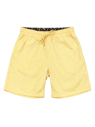 Custard Cotton Short - Yellow