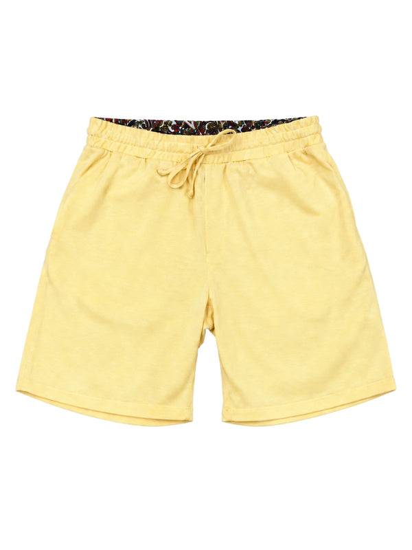 Custard Cotton Short - Yellow