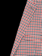 DJ Checkered Cotton Jacket - Red