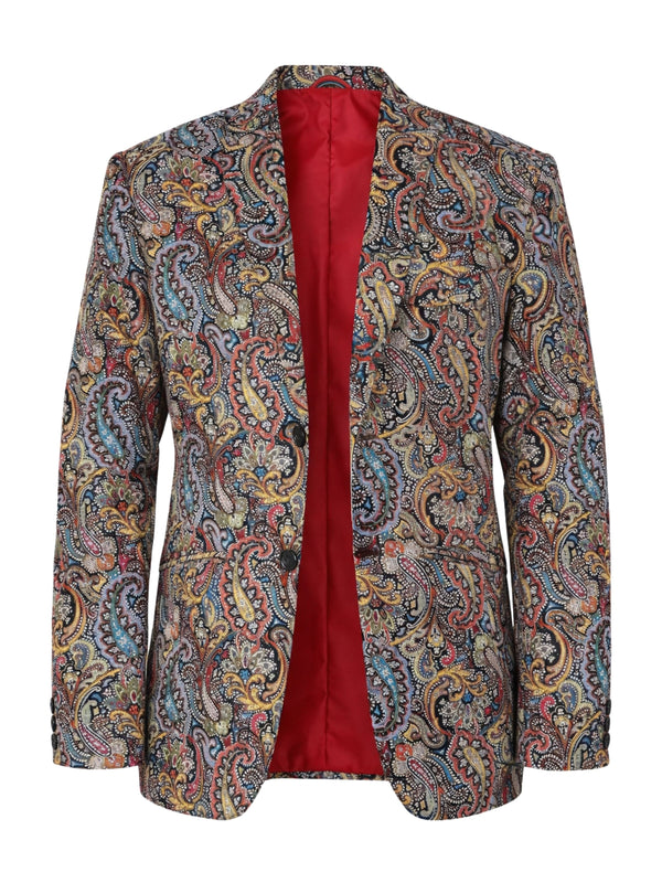 Diablo Paisley Cotton Jacket - Multi