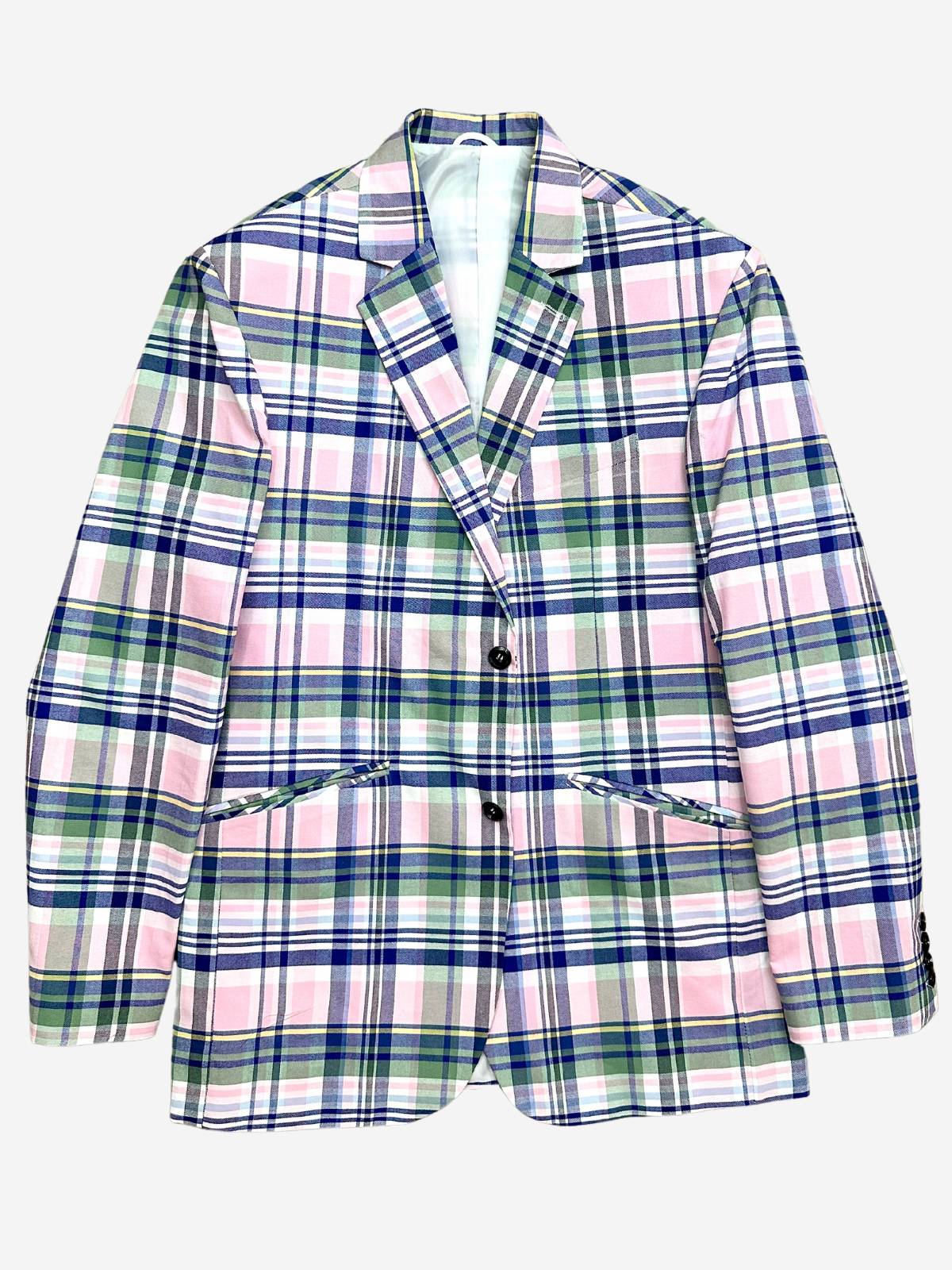 Dolce Vita Check Cotton Jacket - Pink/Blue