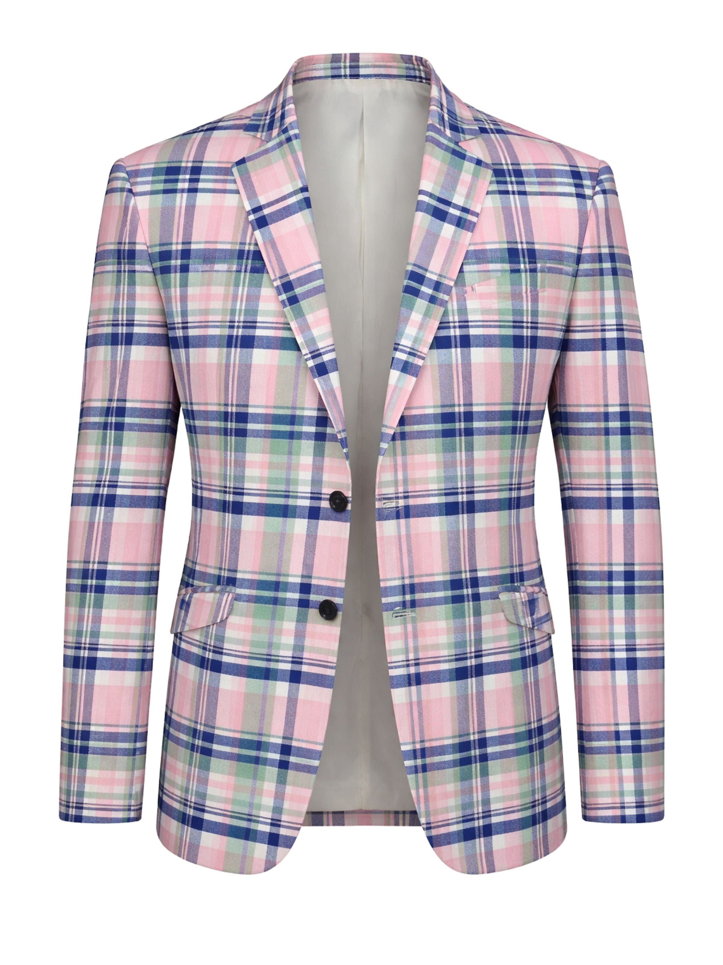 Dolce Vita Check Cotton Jacket - Pink/Blue