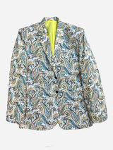 Eden Paisley Jacket - Beige/Green