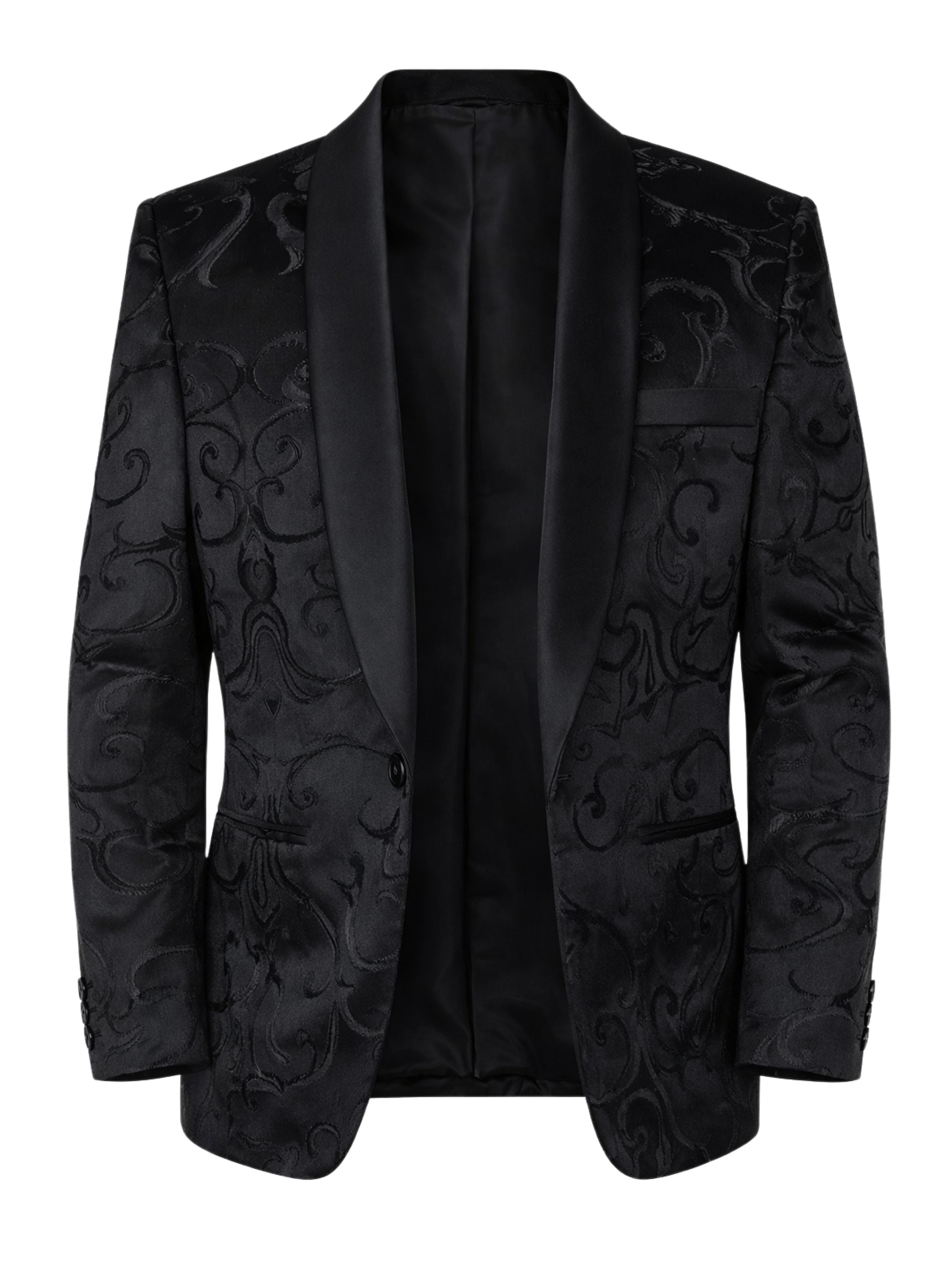 Fontaine Abstract Jacket - Black