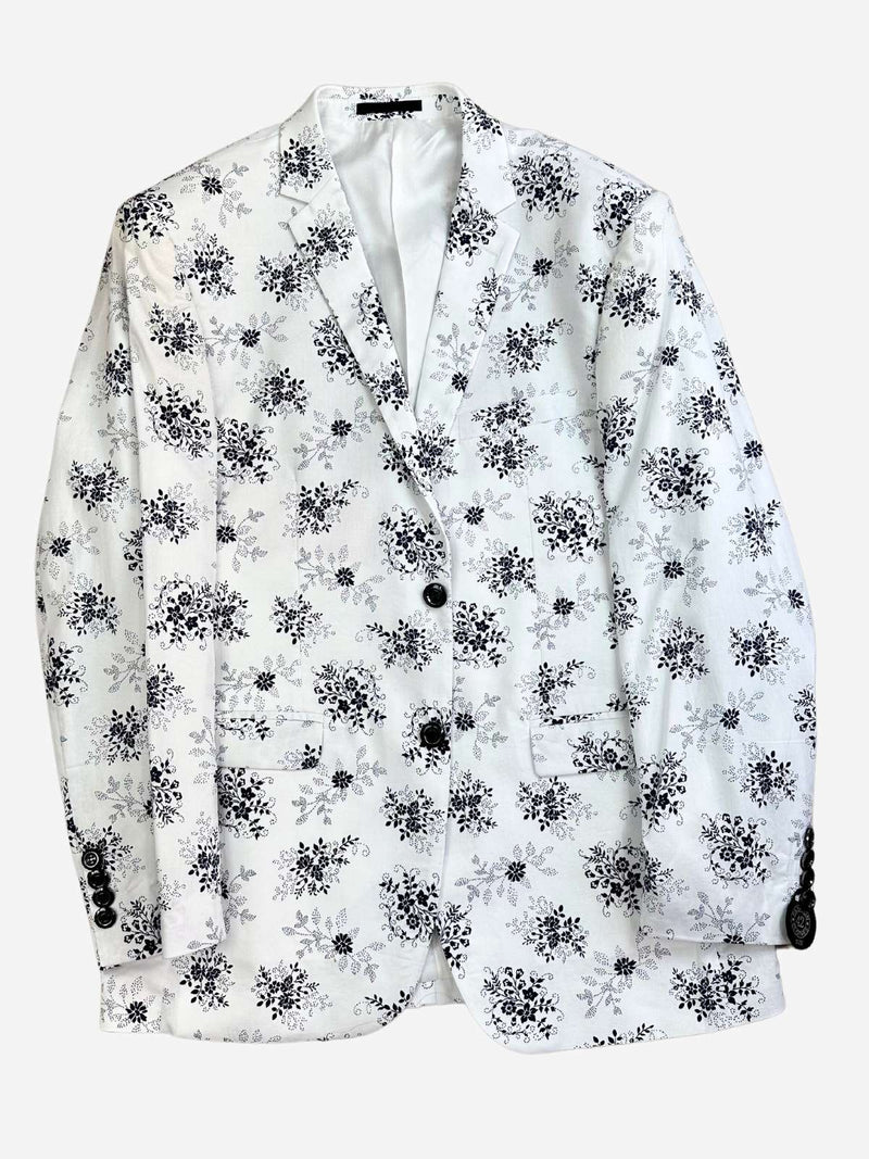 Freeze Floral Jacket - White/Navy