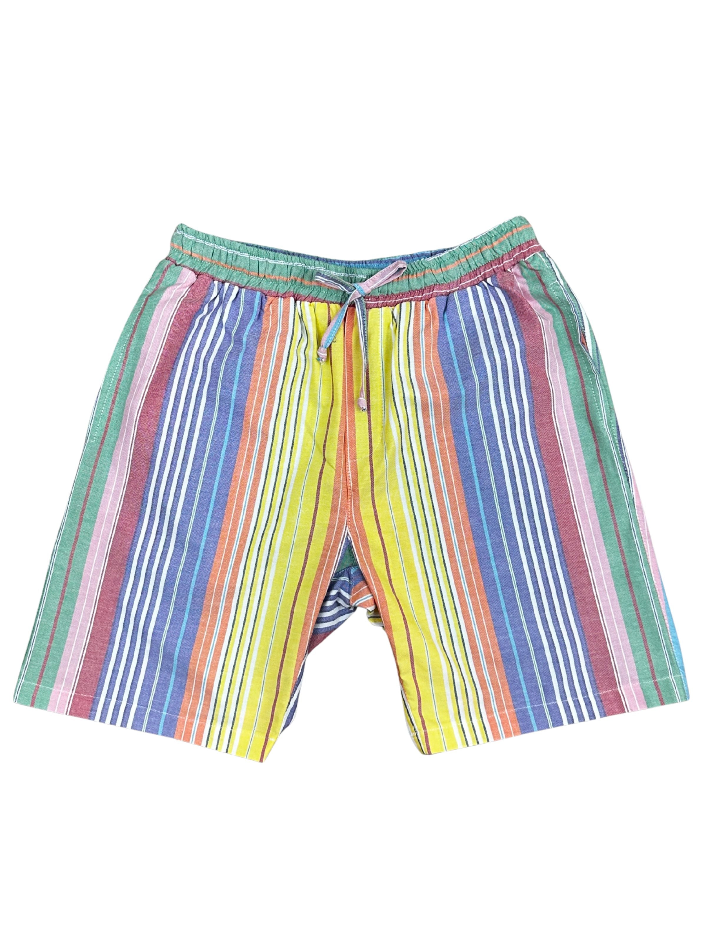 Fruit Loops Stripe Cotton Short - Multi Colour