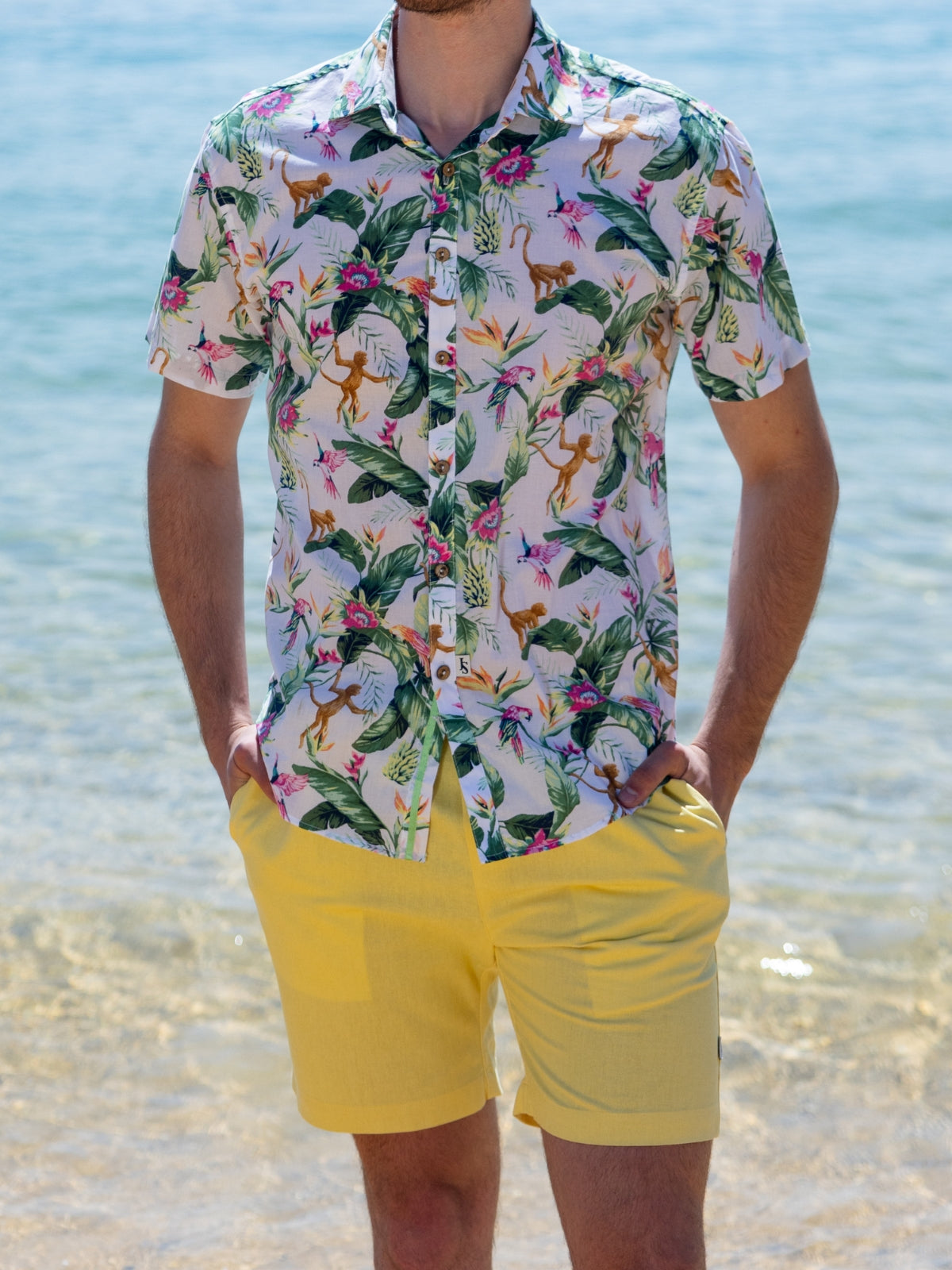 George Floral Cotton S/S Shirt – Multi