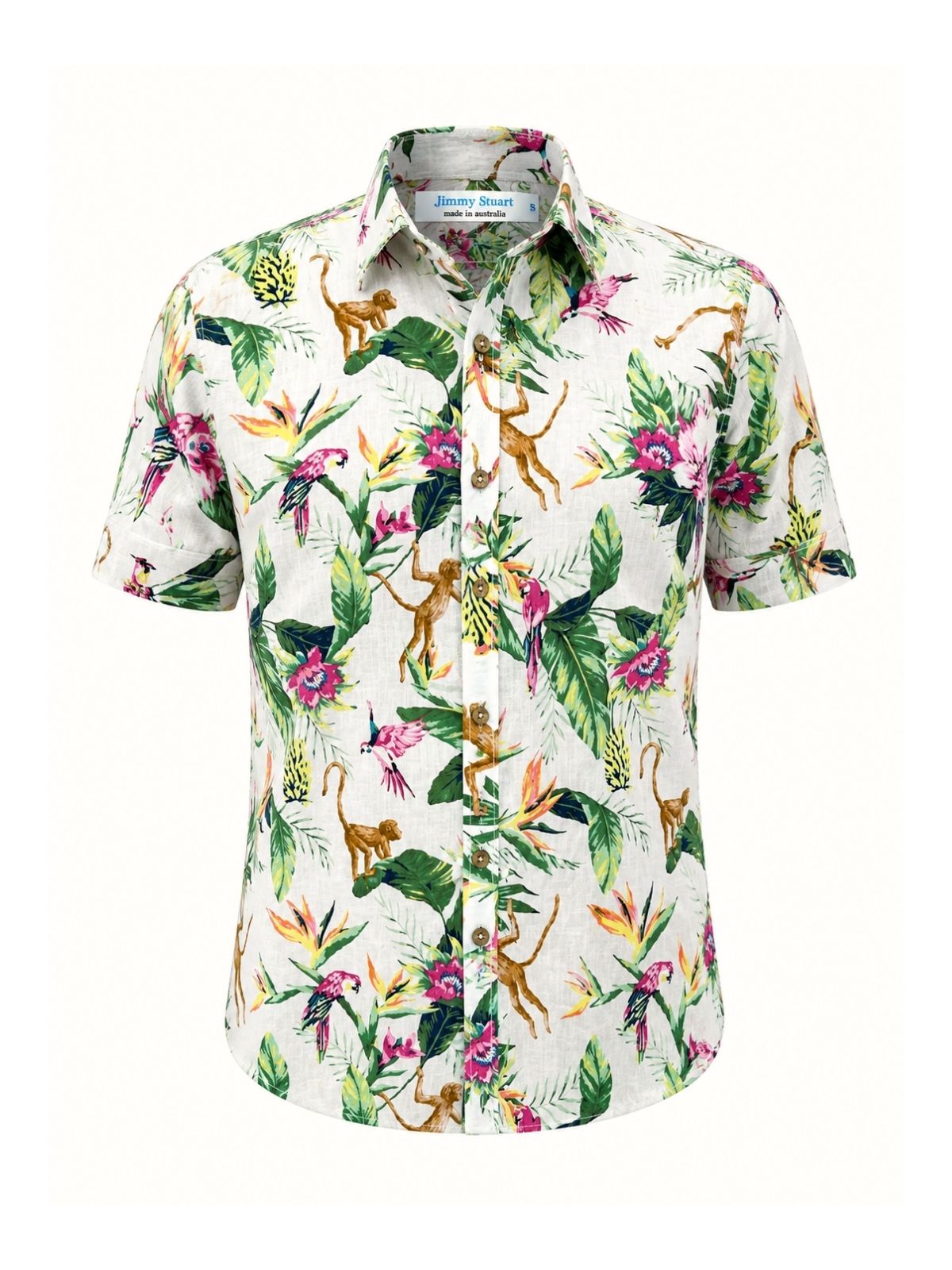 George Floral Cotton S/S Shirt – Multi
