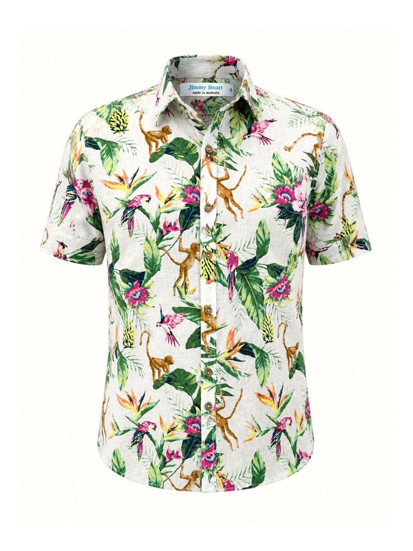 George Floral Cotton S/S Shirt – Multi
