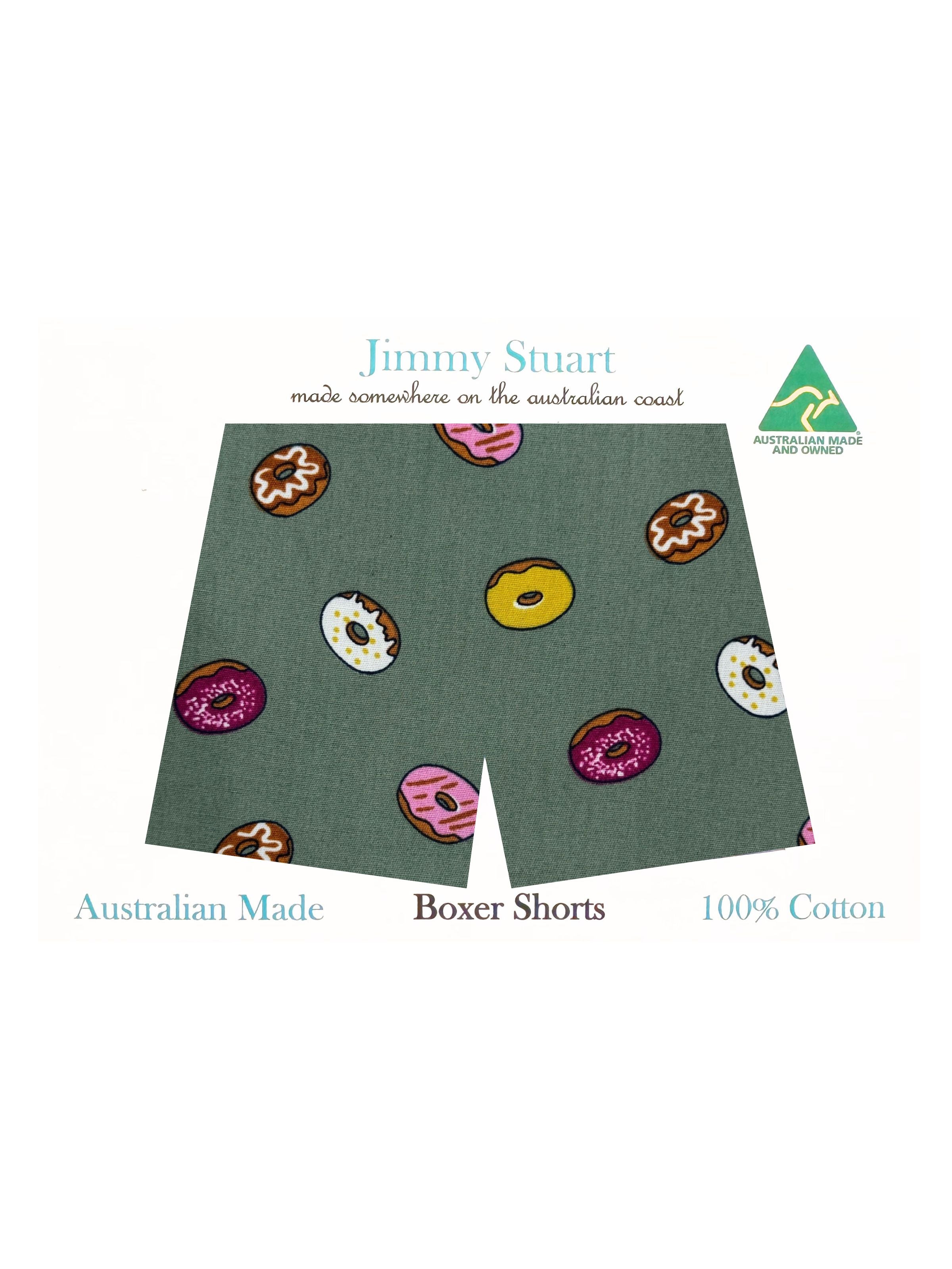 Doughnuts Boxer Short - Green