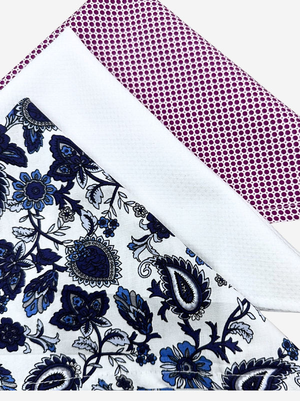 Set of 3 Handkerchiefs- Polar