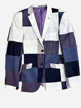 Harlequin Geometric Jacket - Purple