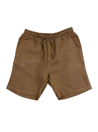Hazelnut Linen Short