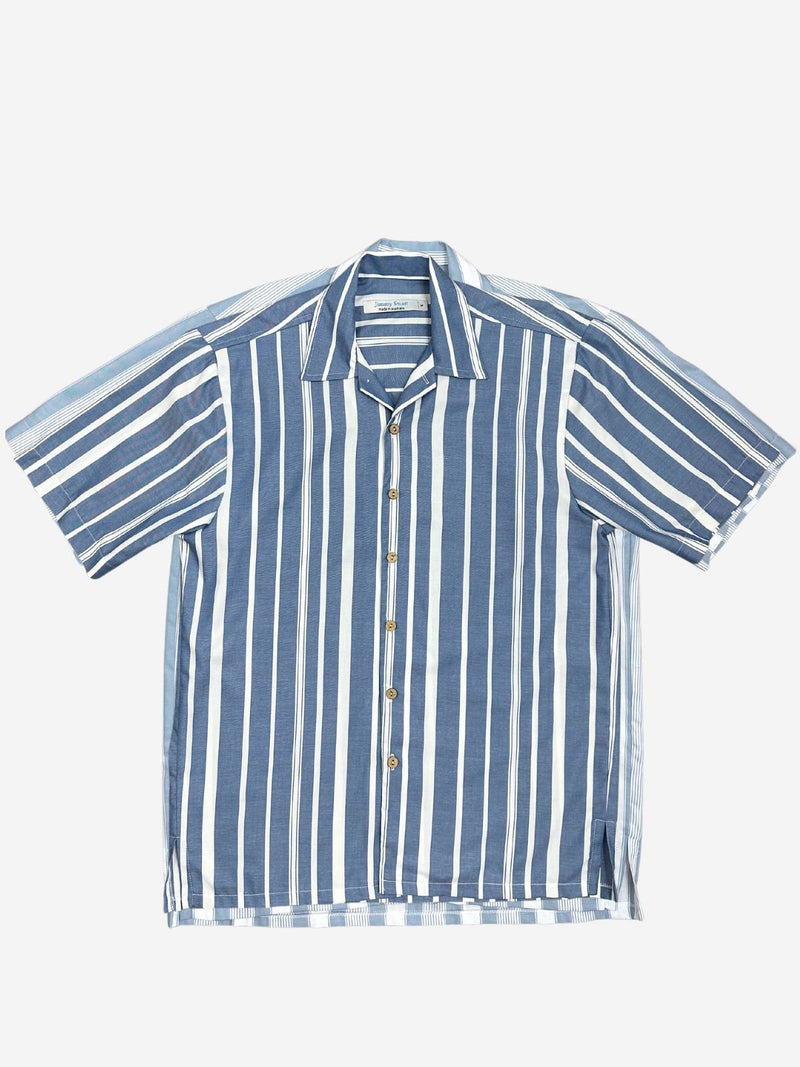 Herb Stripe Rayon S/S Big Mens Shirt