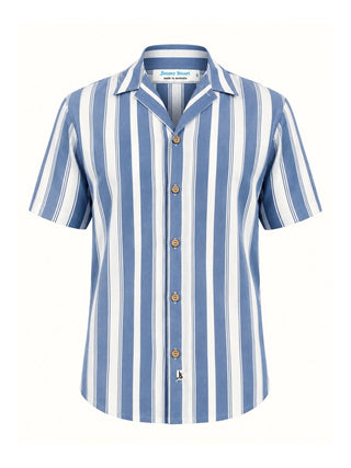 Herb Stripe Rayon S/S Shirt