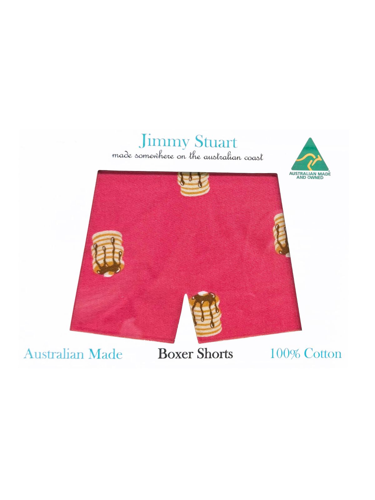 Hotcakes Abstract Cotton Boxer Short - Pink