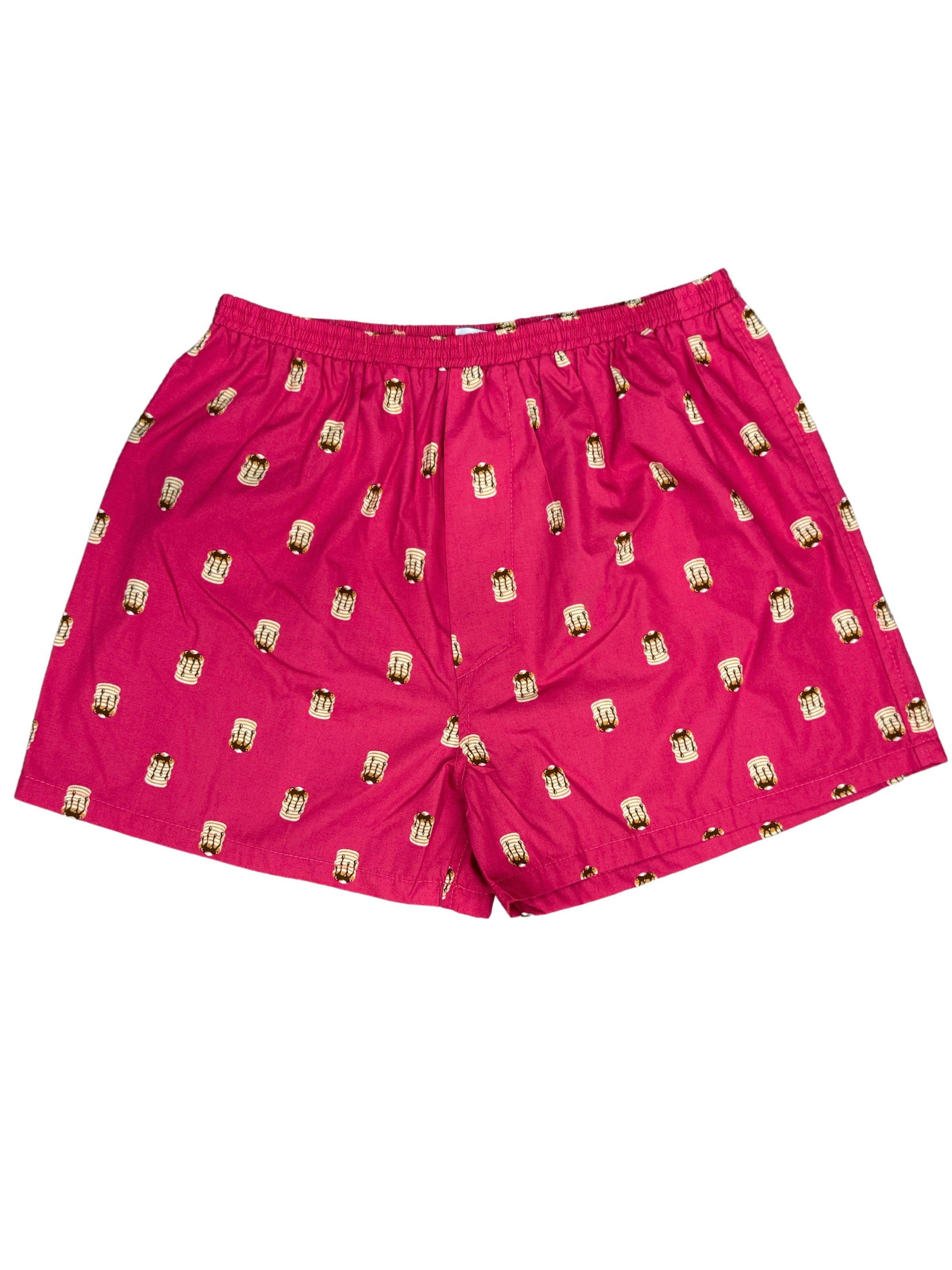 Hotcakes Abstract Cotton Boxer Short - Pink