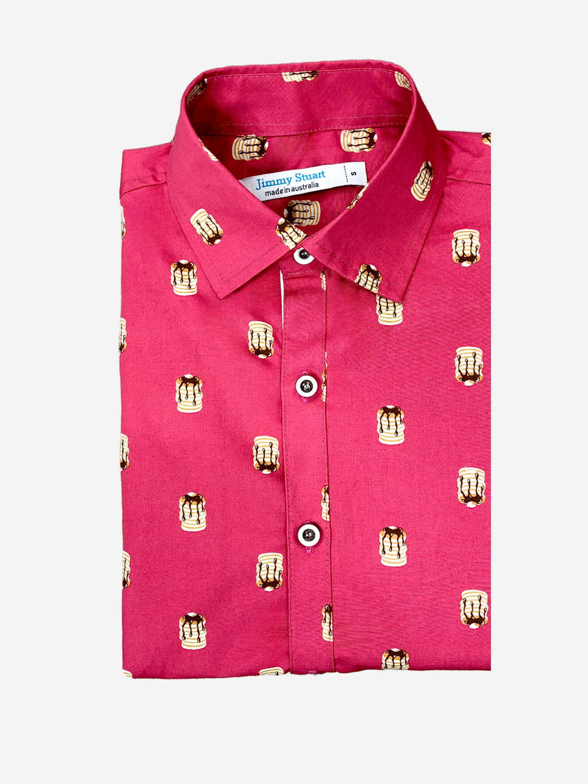 Hotcakes Abstract Cotton S/S Shirt - Pink