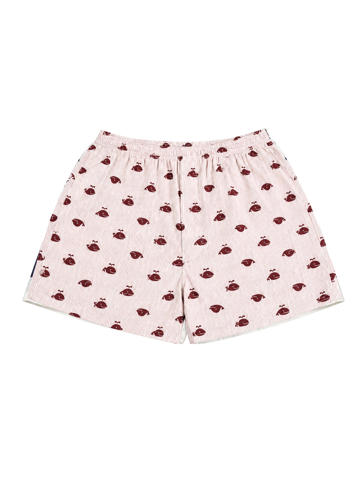 Humpback Abstract Cotton Boxer Short - Purple
