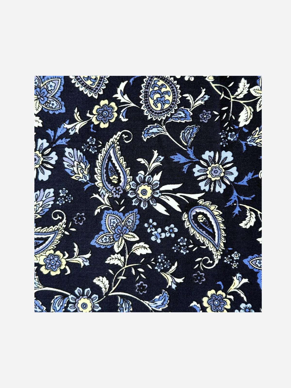 Indigo Navy Pocket Square - Cotton