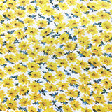 Iris Floral Cotton L/S Shirt - Yellow