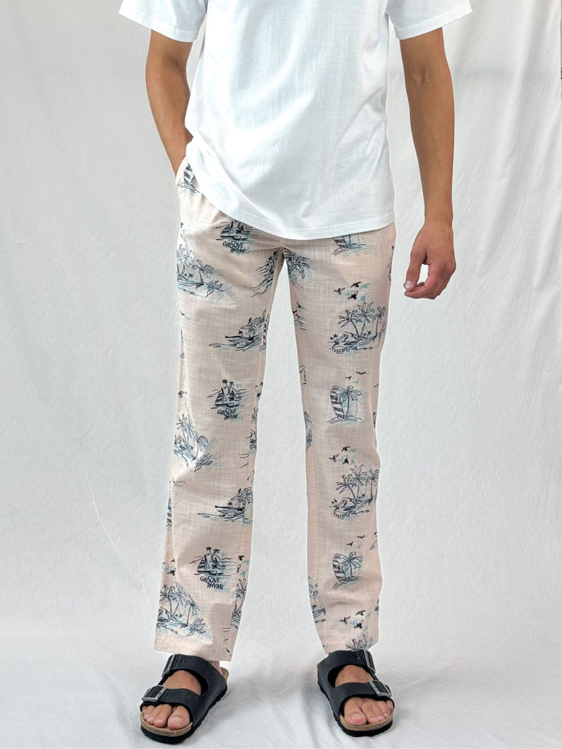 Isle Cotton Resort Pant - Relaxed Fit